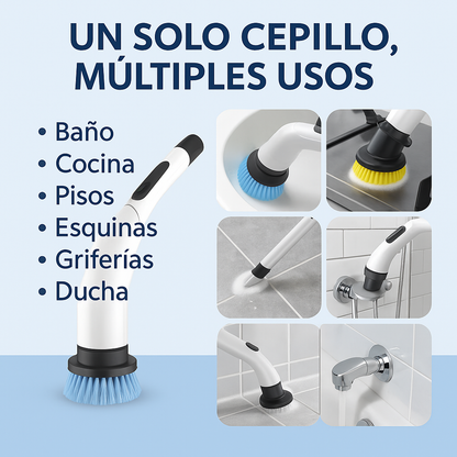 Adiós suciedad difícil, hola brillo inmediato - LIMPIADOR ELECTRICO