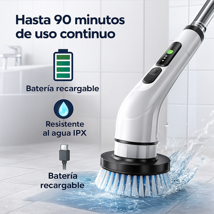 Adiós suciedad difícil, hola brillo inmediato - LIMPIADOR ELECTRICO