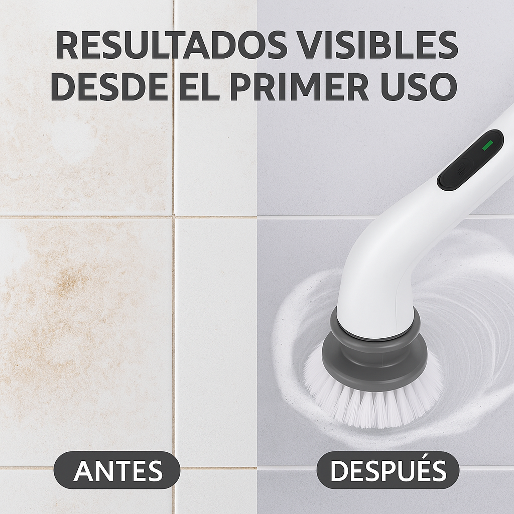Adiós suciedad difícil, hola brillo inmediato - LIMPIADOR ELECTRICO