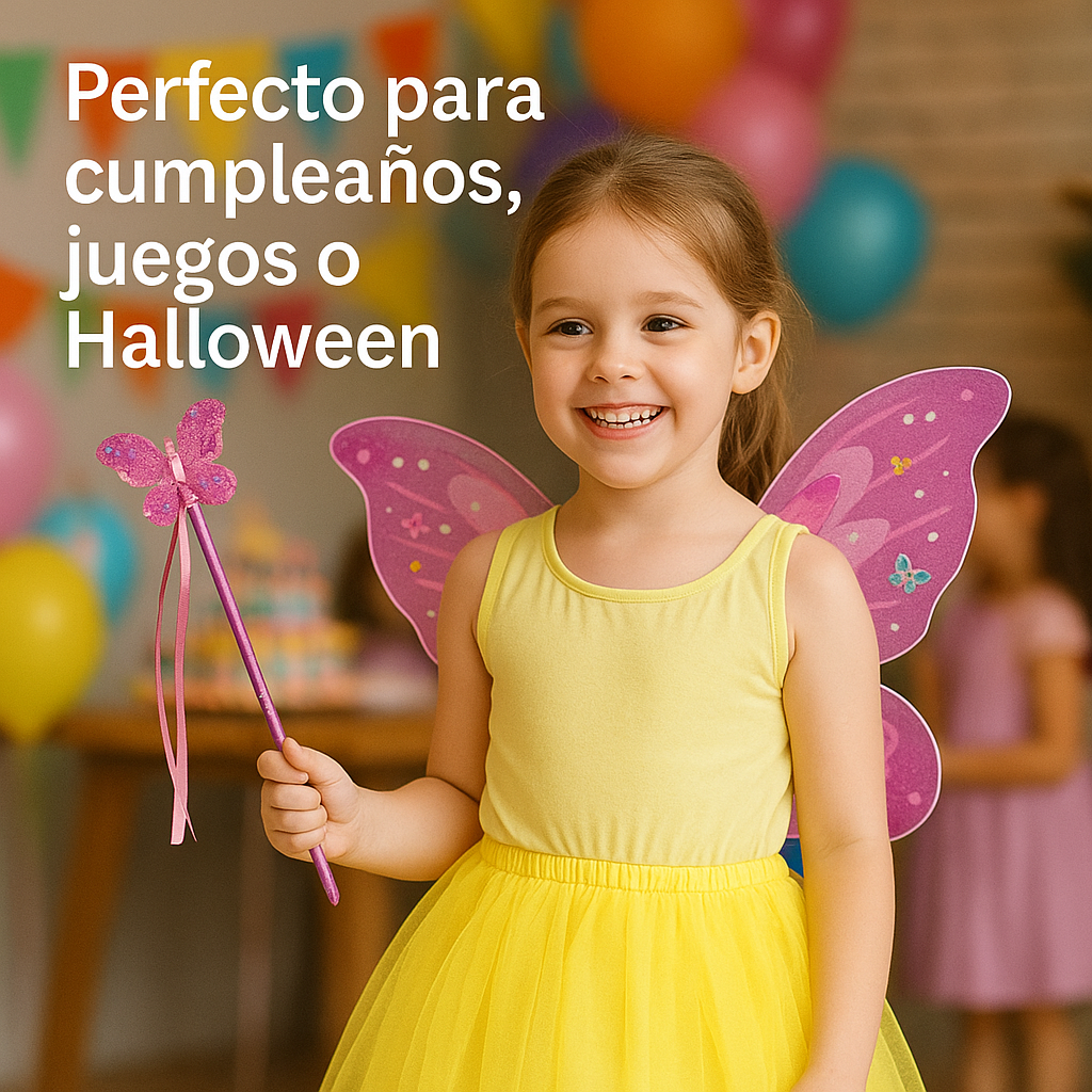 Convierte su imaginación en magia con sus propias alas - ALAS MARIPOSA.