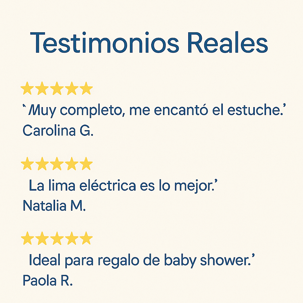 Todo el cuidado que tu bebé necesita, en un solo estuche - SET HIGIENE.