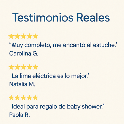 Todo el cuidado que tu bebé necesita, en un solo estuche - SET HIGIENE.