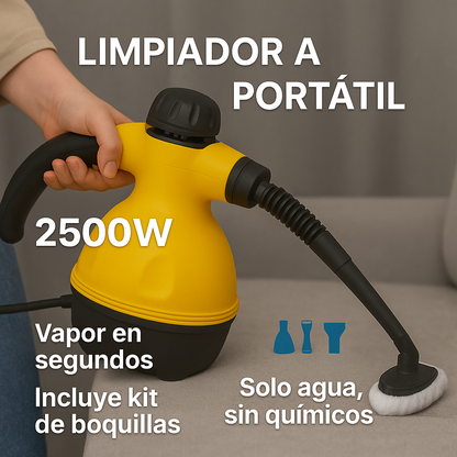 Limpieza profunda en segundos, sin químicos - LIMPIADOR A VAPOR