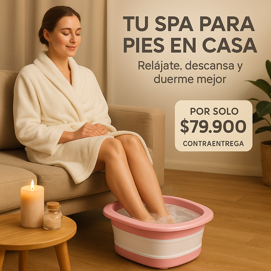 Despídete del cansancio con tu spa en casa - LAVA PIES
