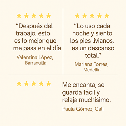 Despídete del cansancio con tu spa en casa - LAVA PIES.