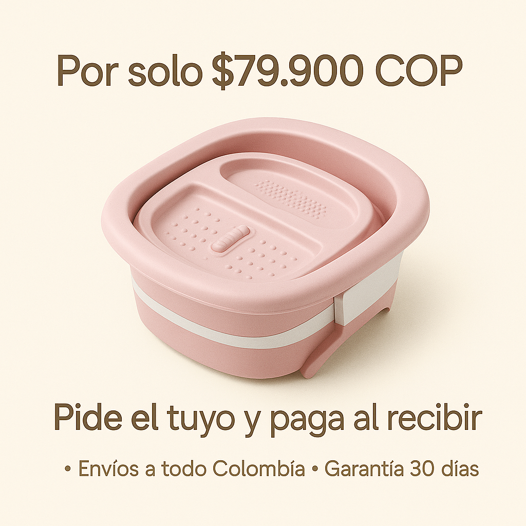 Despídete del cansancio con tu spa en casa - LAVA PIES.