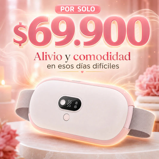 CINTURON TERMICO MASAJEADOR PARA COLICOS