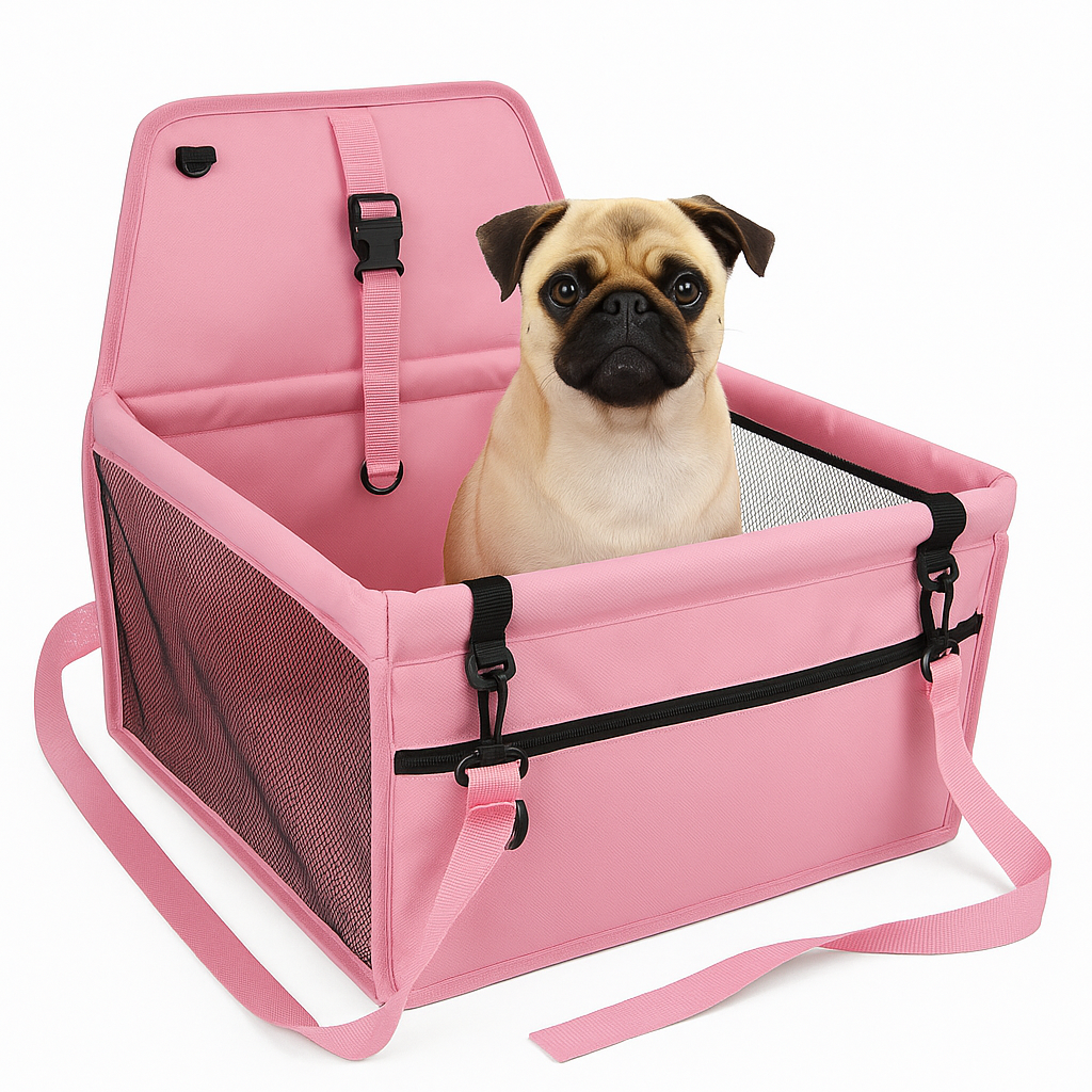 Tu perro seguro y cómodo en el carro - BOLSO DE MASCOTAS PARA CARRO