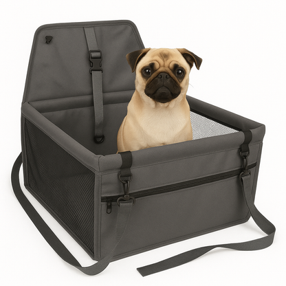 Tu perro seguro y cómodo en el carro - BOLSO DE MASCOTAS PARA CARRO.