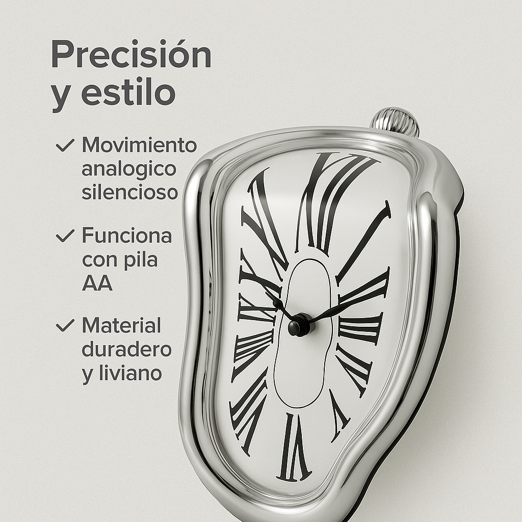 El reloj que desafía el tiempo y la lógica - RELOJ DERRETIDO