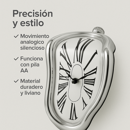 El reloj que desafía el tiempo y la lógica - RELOJ DERRETIDO