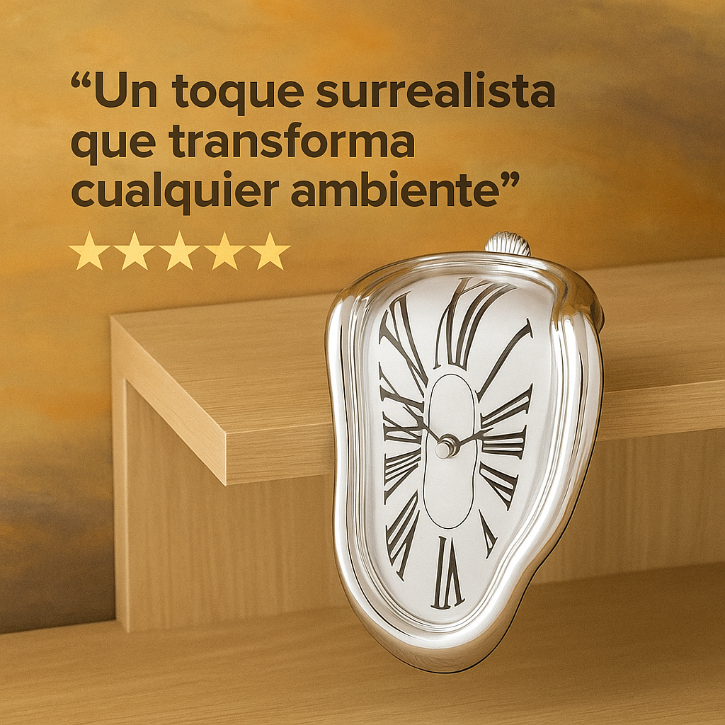El reloj que desafía el tiempo y la lógica - RELOJ DERRETIDO