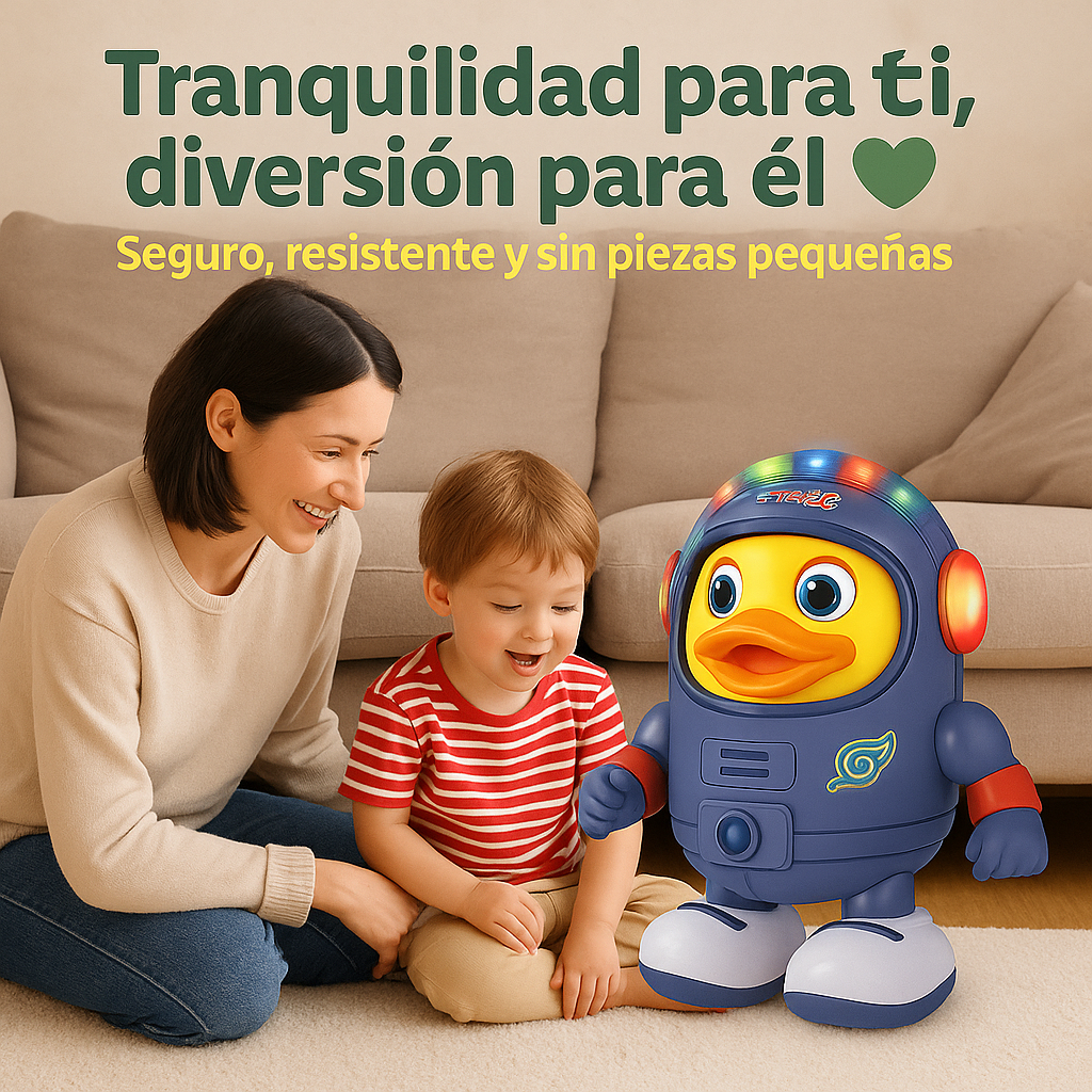 Estimula coordinación, audición y memoria desde los primeros años - PATO BAILARIN
