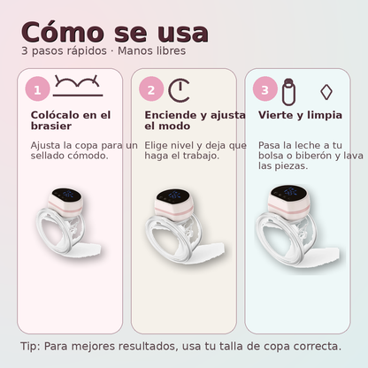 La nueva forma de extraer leche - Extractor De Leche Materna Portatil