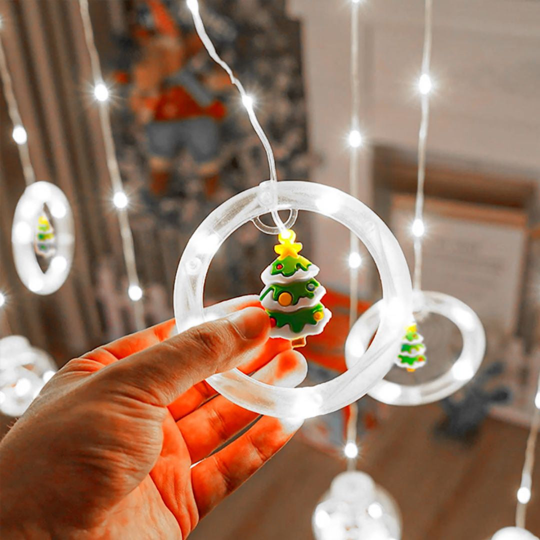 Convierte tu casa en un rincón mágico esta Navidad - CORTINA INTERCALADA NAVIDAD.