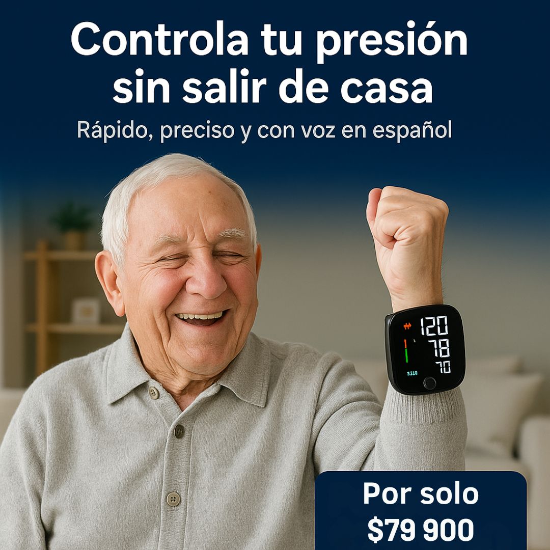 Controla tu presión en segundos, sin salir de casa.- TENSIOMETRO