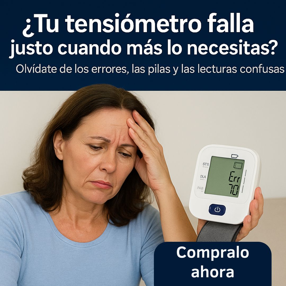 Controla tu presión en segundos, sin salir de casa.- TENSIOMETRO
