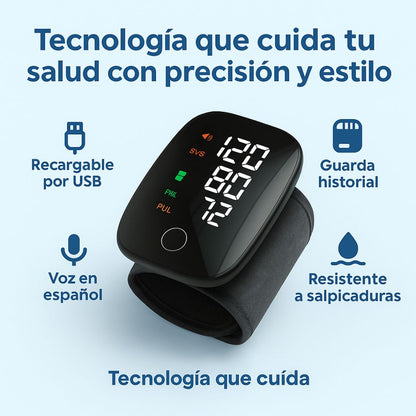 Controla tu presión en segundos, sin salir de casa.- TENSIOMETRO
