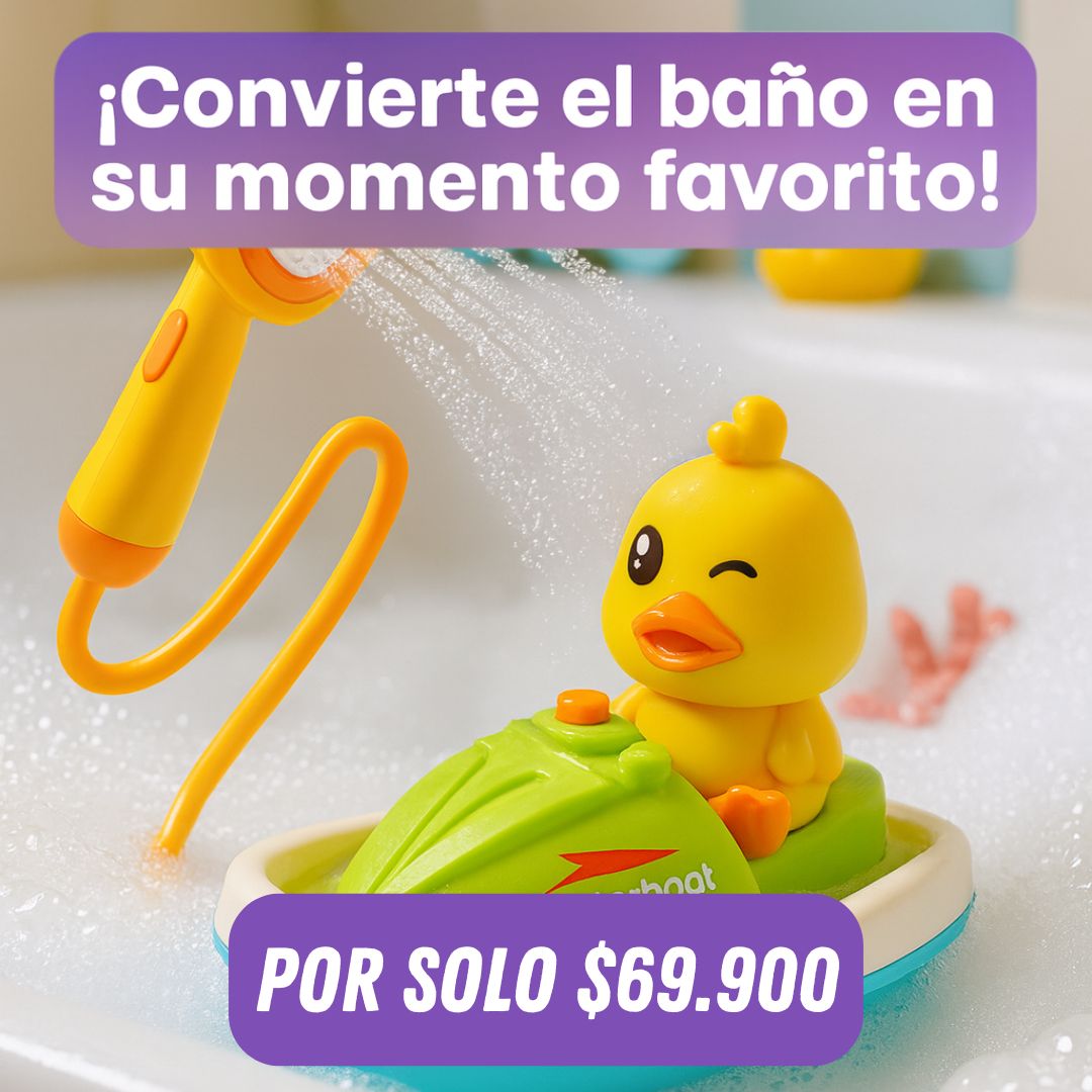 ¡Convierte la hora del baño en su momento favorito! - PATITOS DE DUCHA.