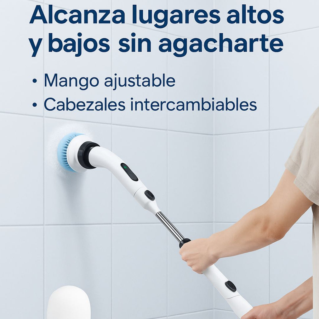 Adiós suciedad difícil, hola brillo inmediato - LIMPIADOR ELECTRICO