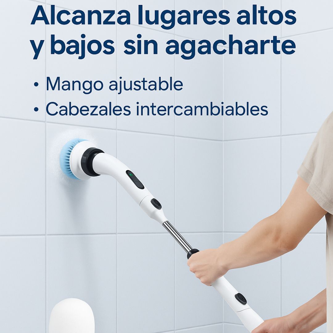 Adiós suciedad difícil, hola brillo inmediato - LIMPIADOR ELECTRICO